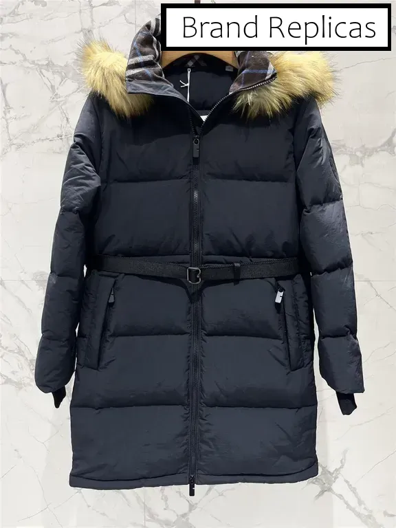 Burberry Hooded Long Puffer Jacket